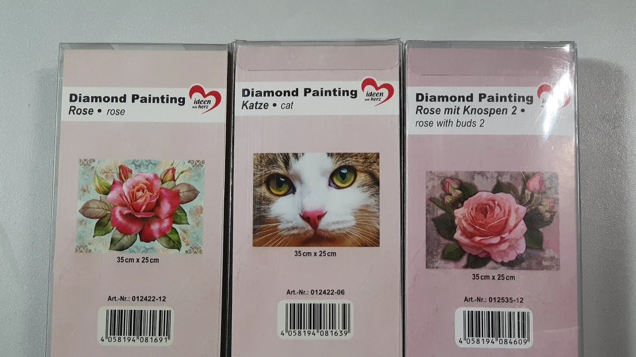 Budgetfreundliche Diamond Painting Bilder in Snackgröße von -Ideen mit Herz-