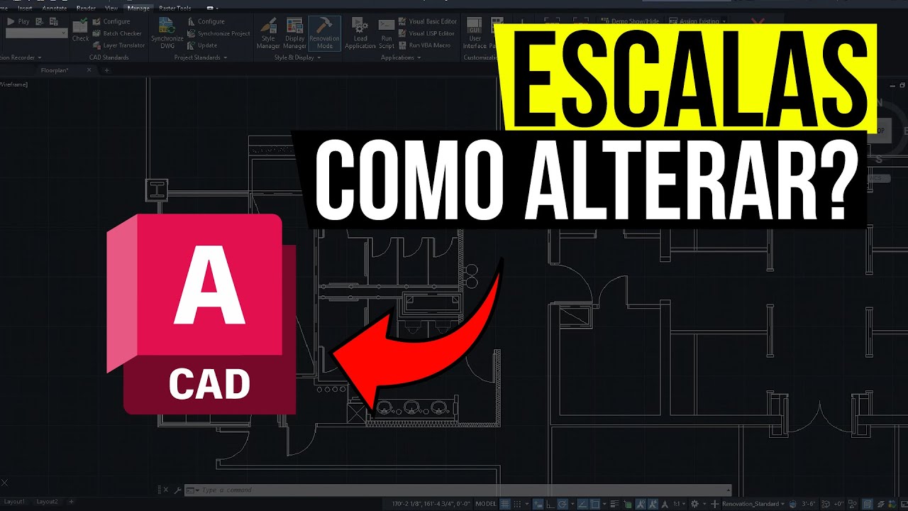 CENTIMETROS PARA METROS OU MILIMETROS, COMO ALTERAR ESCALAS DE PROJETO NO AUTOCAD !!