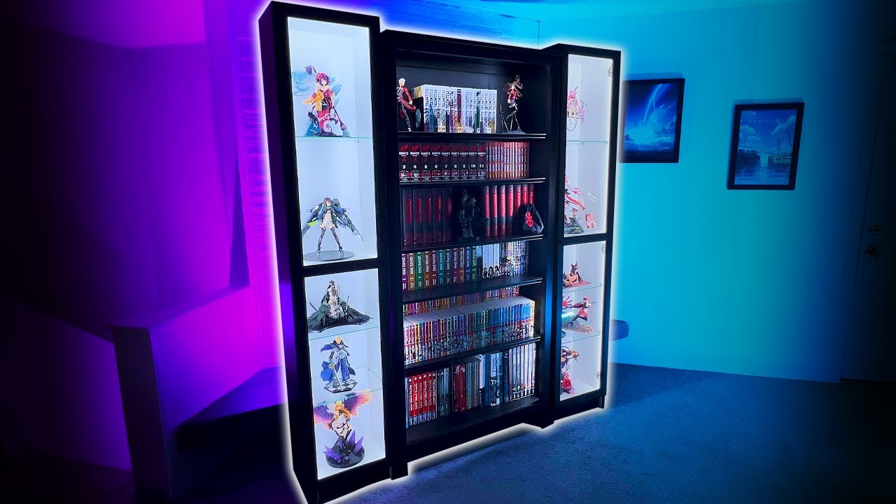 Building Fantastic Side Display Cases | IKEA BILLY Display Case