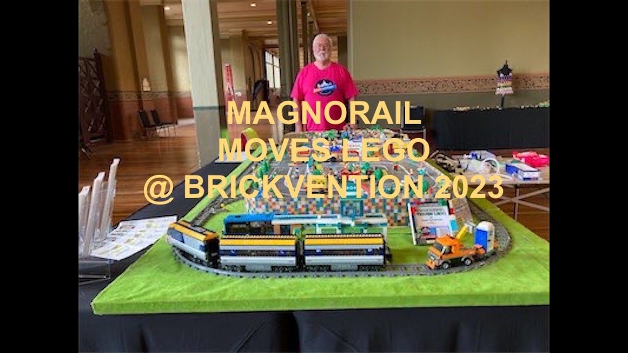 MAGNORAIL MOVES LEGO @ Brickvention 2023