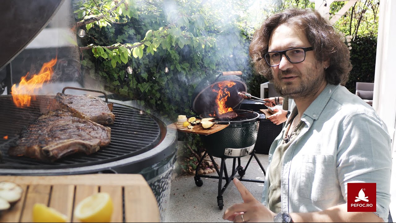Chef Dumitrescu gateste steak de vita🥩pe kamado-ul Big Green Egg #reteta2 @ChefFlorinDumitrescu7