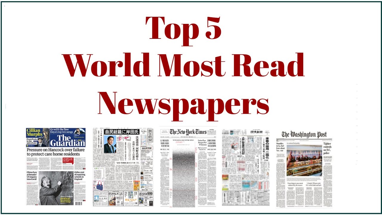Top 5 World Most Read Newspapers | TV Intellect