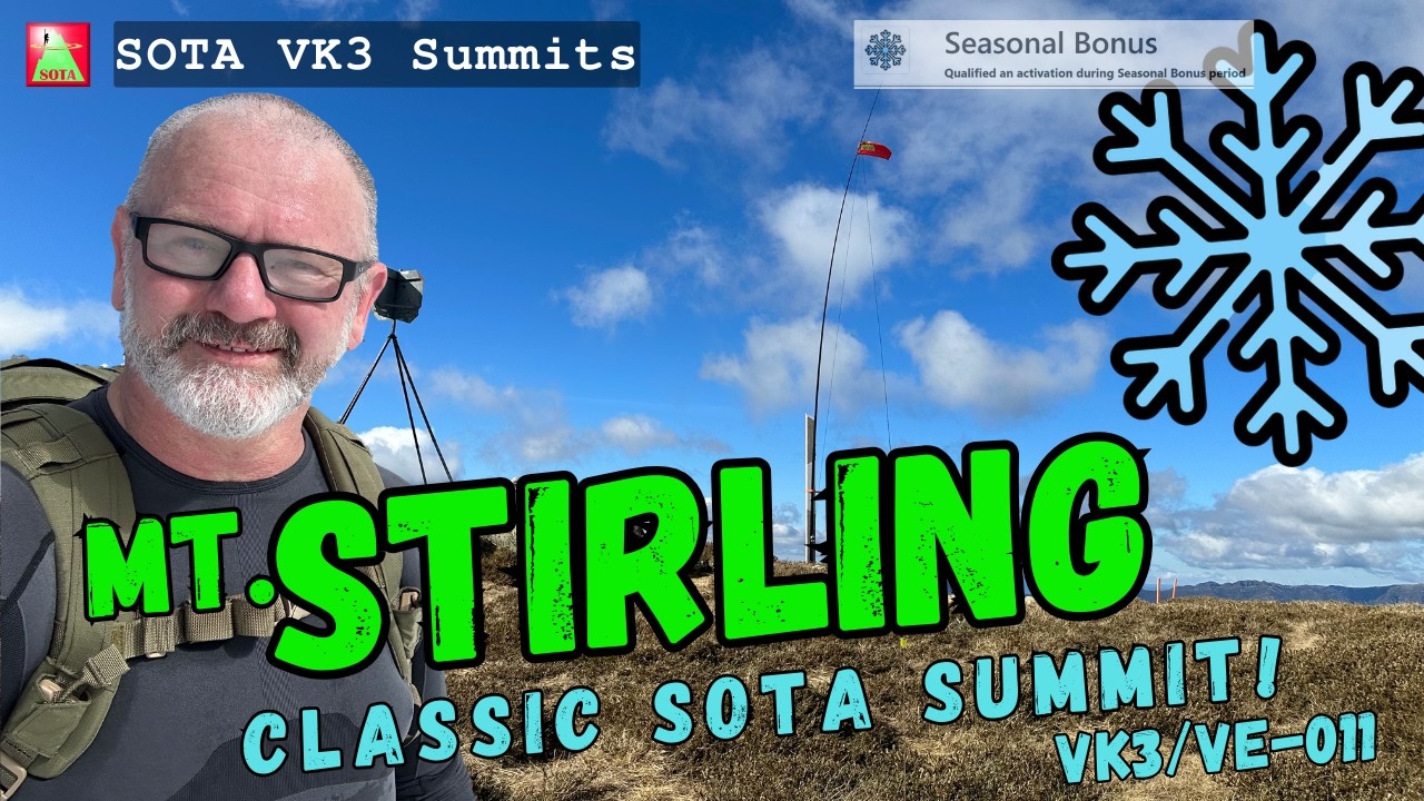 SOTA @ Mount Stirling, Victoria, my favourite summit this season. :)