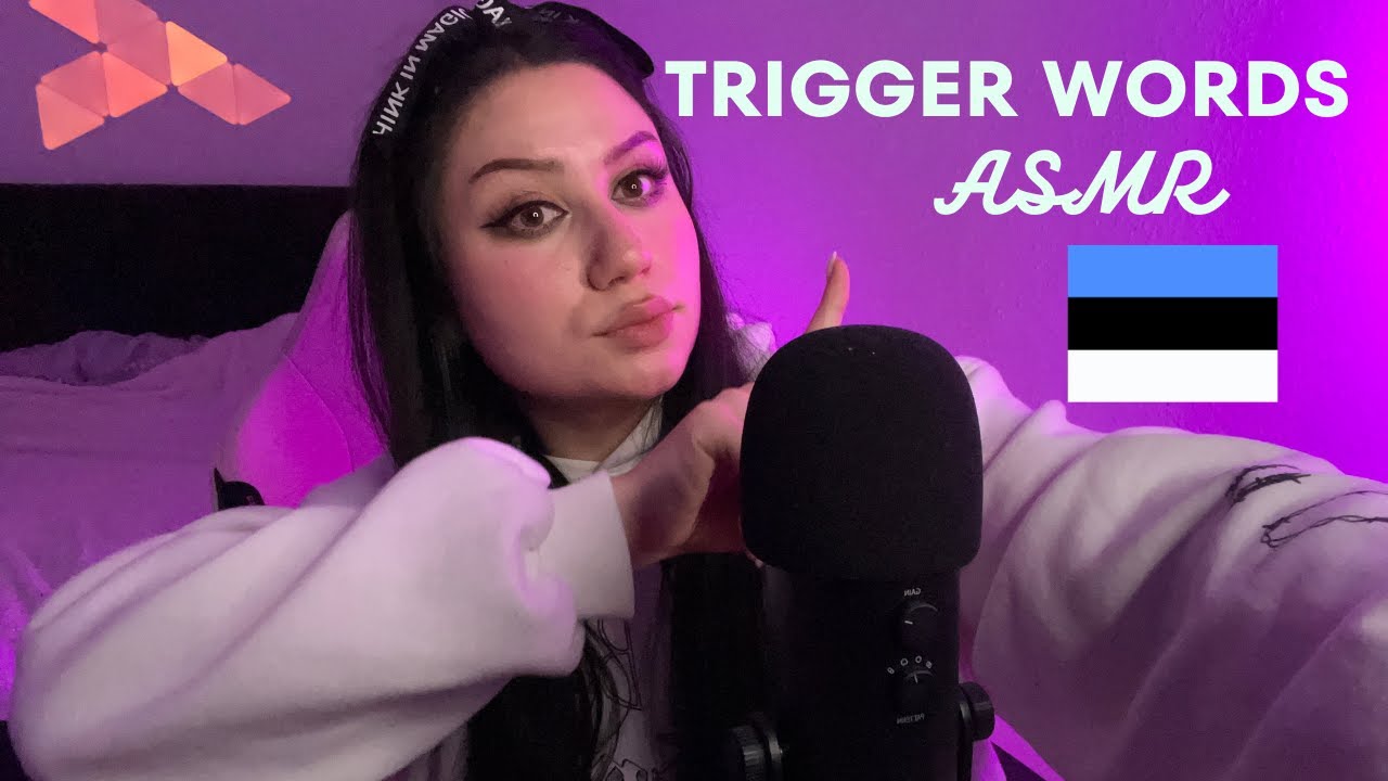 Trigger words in Estonian l Trigger sönad eesti keeles l Estonian ASMR l Language asmr