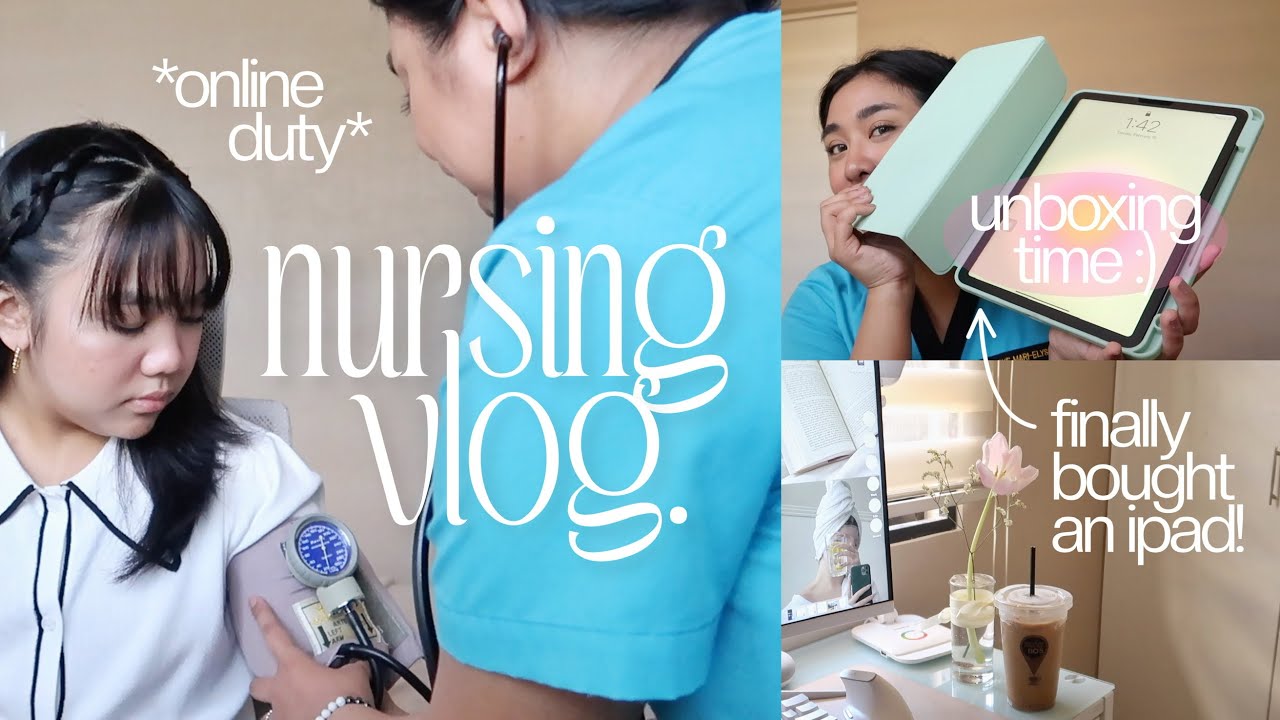 nursing vlog | online duty, buying an ipad, etc.