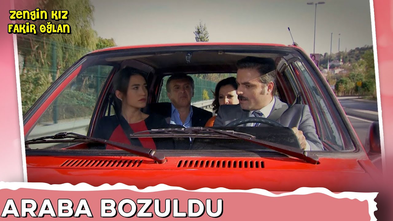 Nurhan'ın arabası bozuluyor! - Zengin Kız Fakir Oğlan 10. Bölüm Sahneleri