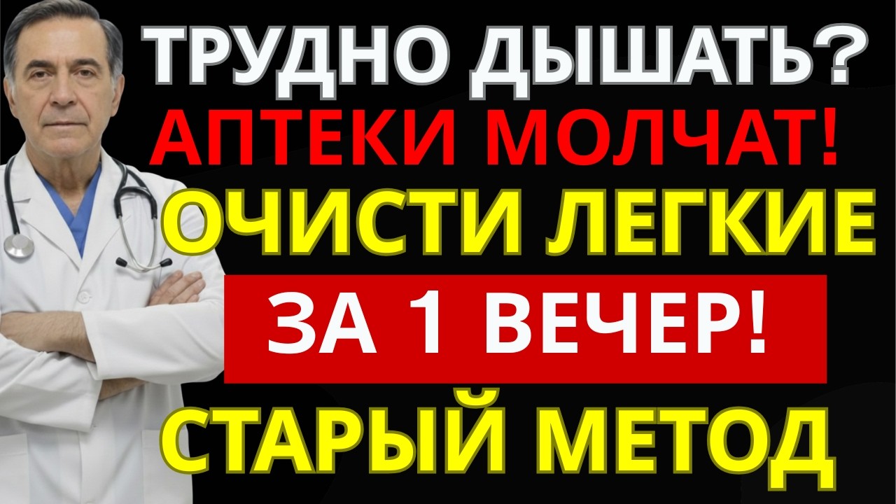 Одышка и кашель после 50? 7 способов очистить лёгкие дома и дышать легче | советы для пожилых