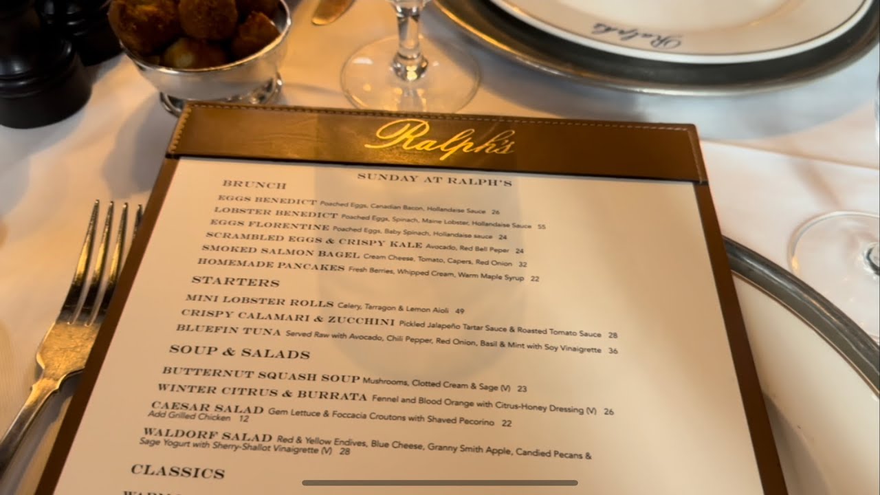 Paris Restaurant 🇫🇷 Ralph’s 🍽️ Ralph Lauren’s Famous Restaurant 🤍