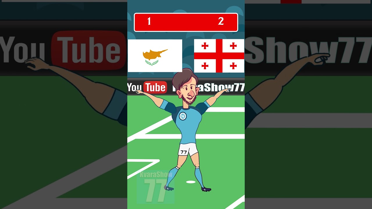 Cyprus vs Georgia Kvaratskhelia #football #shorts #short