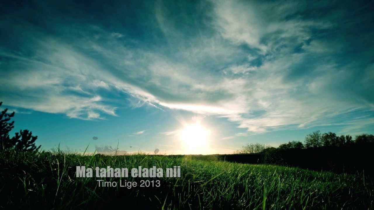 Timo Lige - Ma tahan elada nii