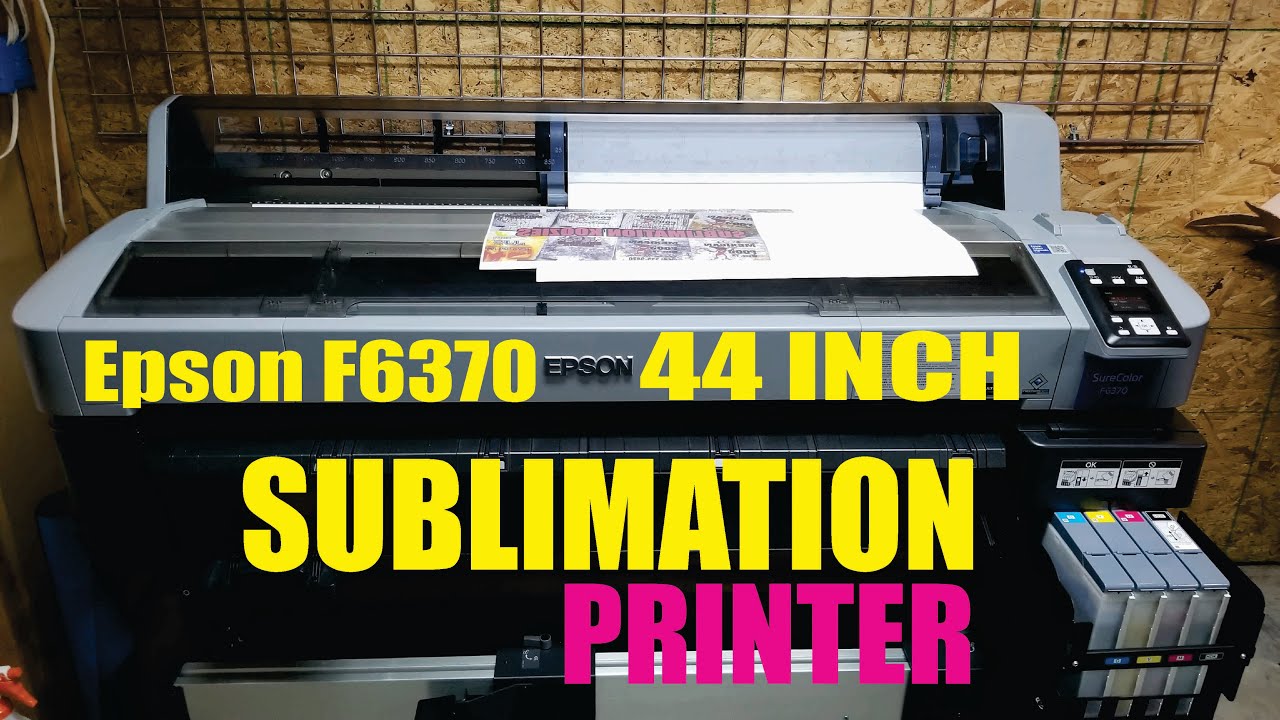 Новый сублимационный принтер Epson F6370 шириной 44 дюйма