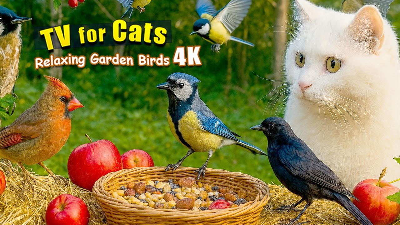 Pet Relaxation TV 🐾 SO MANY Birds Today! | Perfect for Cats & Dogs 4K