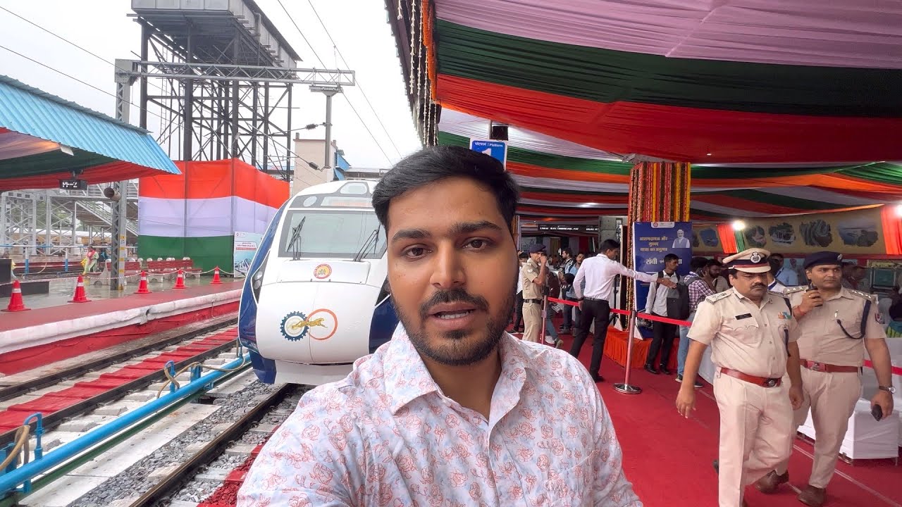 Ranchi-Patna Vande Bharat Express Inaugural train Journey