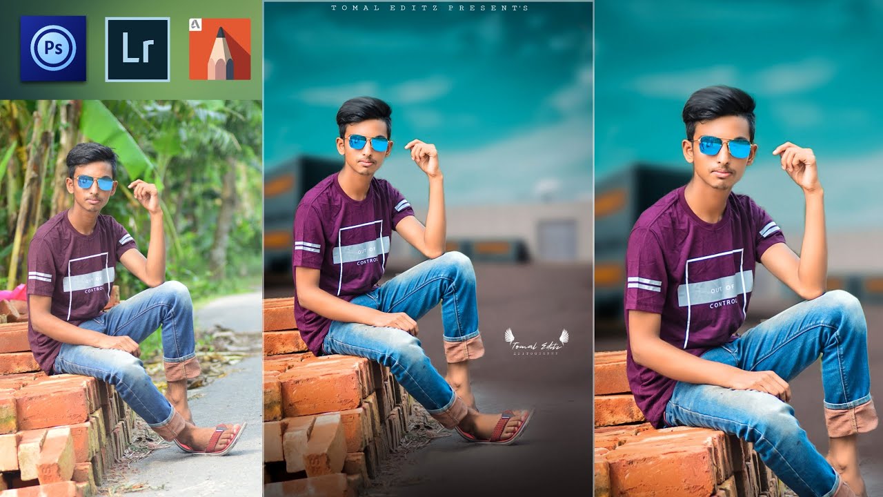How to Edit Like UCREATIONZ🔥in Mobile||Ps Touch Best Background Change Editing 2020 -ToMal EDitZ Pro