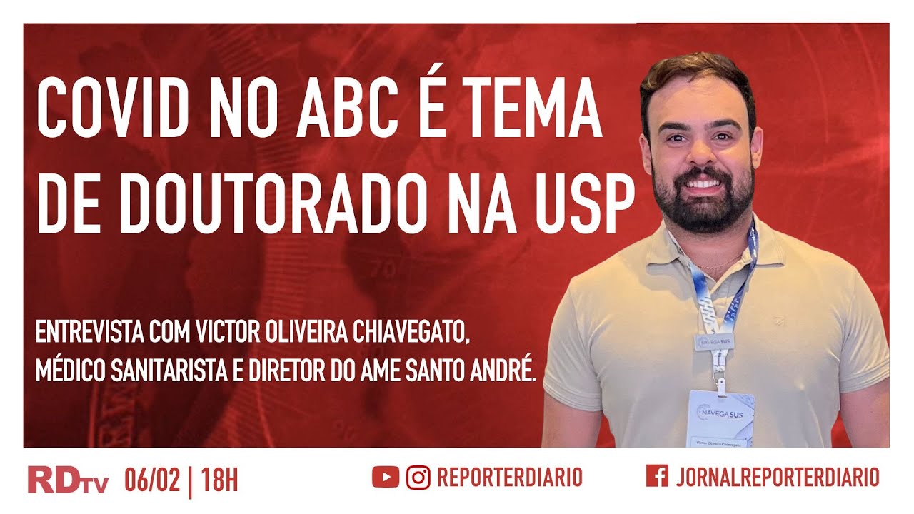 Covid no ABC é tema de doutorado na USP
