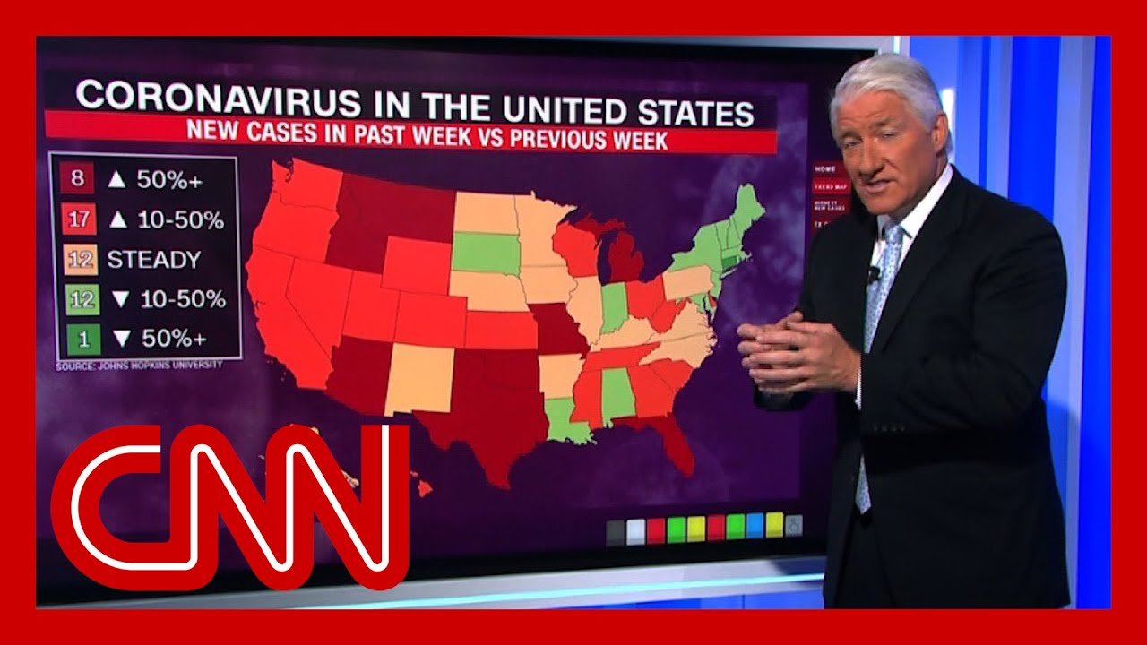 Coronavirus cases rising rapidly in these 8 states