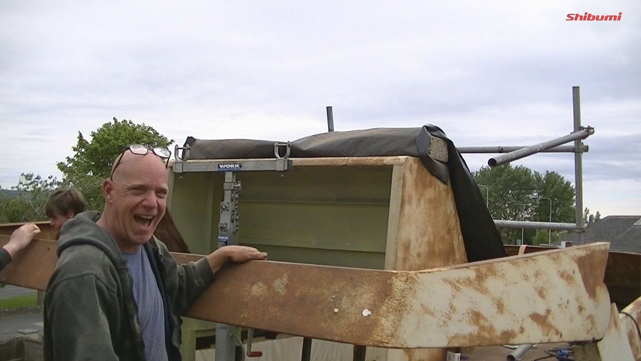 Shibumi Boat Build EP 12 Radar arch reveal and making it all work - Steel Boat Building