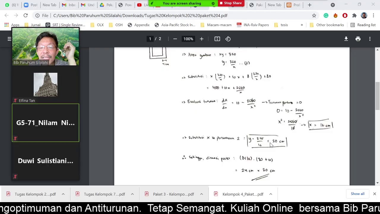 Pengoptimuman dan Antiturunan