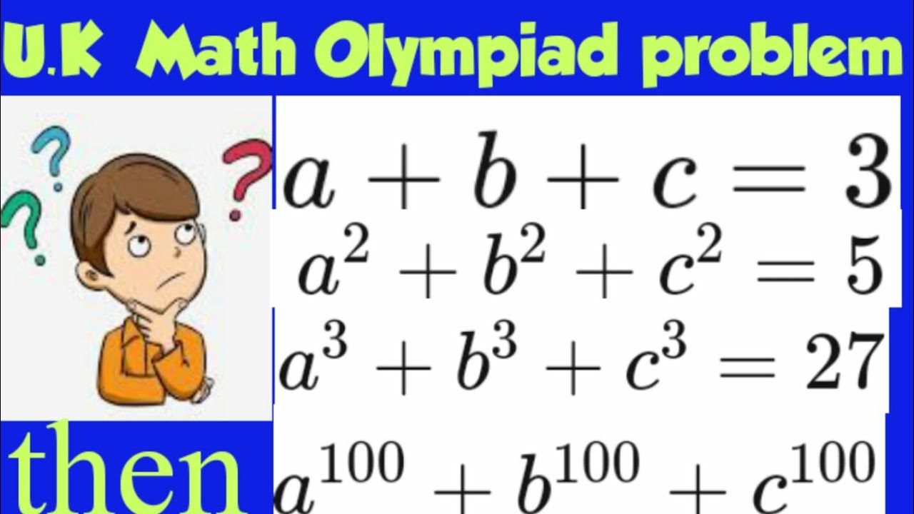 UK Math Olympiad Problem |With a Surprising solution#algebra