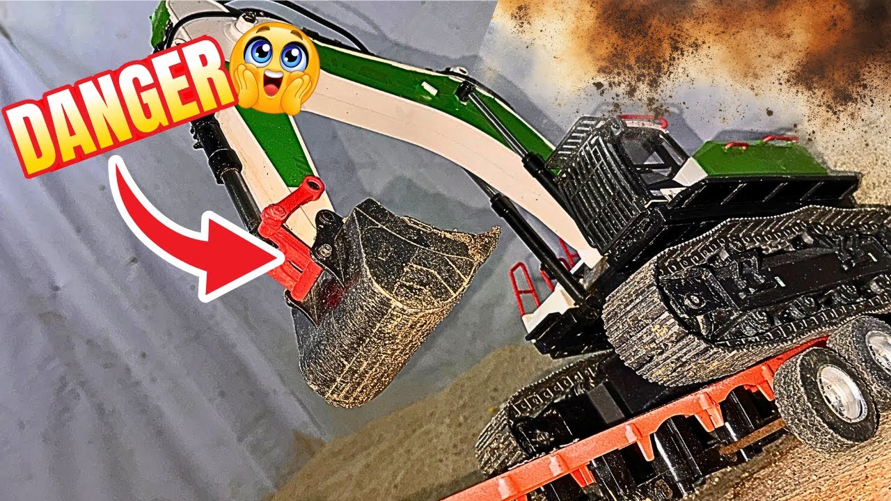 RC || HOW DOES A NEW ROAD APPEAR?! RC EXCAVATOR IN ACTION 🚜