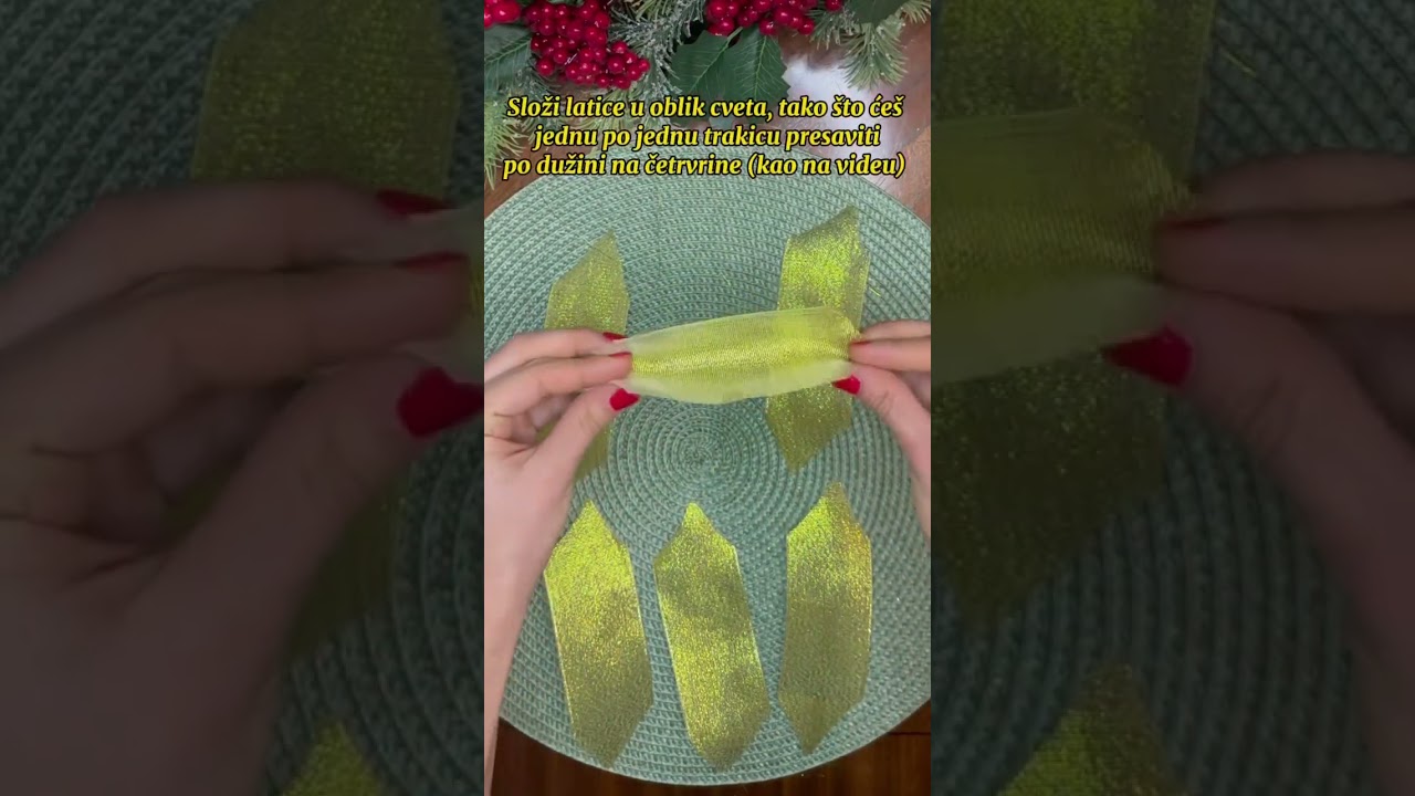 Novogodi&scaron;nji ukrasi za 10minuta uradi sam