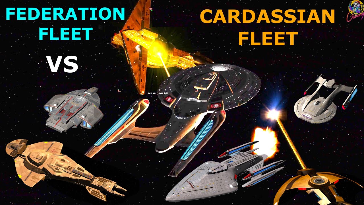 Dominion War Battle Starfleet VS Cardassian Fleet - Star Trek Starship Battles