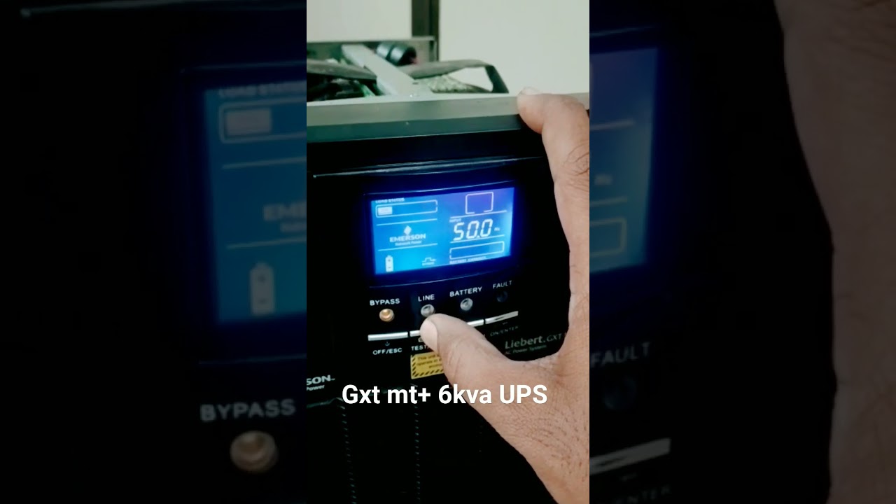 6kva ups showing 08 fault, means low battery and beeping continue #ups #electrcal