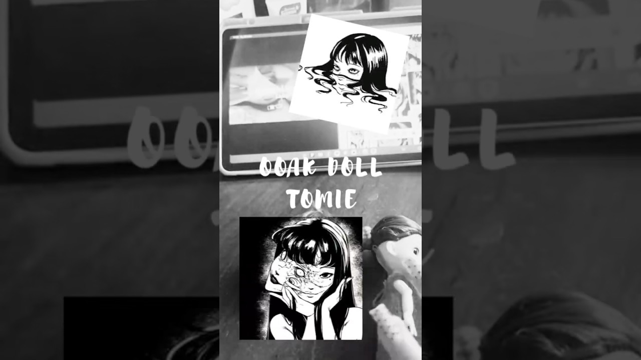 OOAK Tomie doll  #tutorial #doll #шарнирнаякукла #ooakdoll #custodoll #ooak