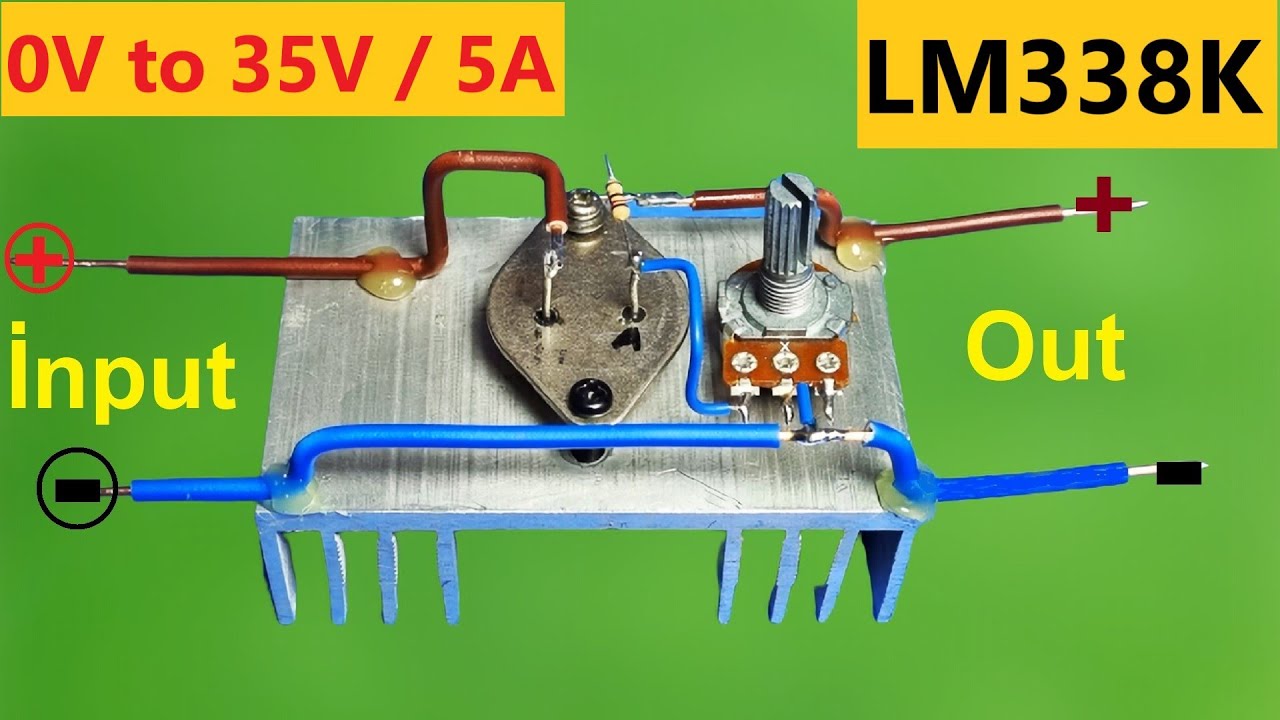 Регулятор напряжения LM338K Блок питания / выход постоянного напряжения