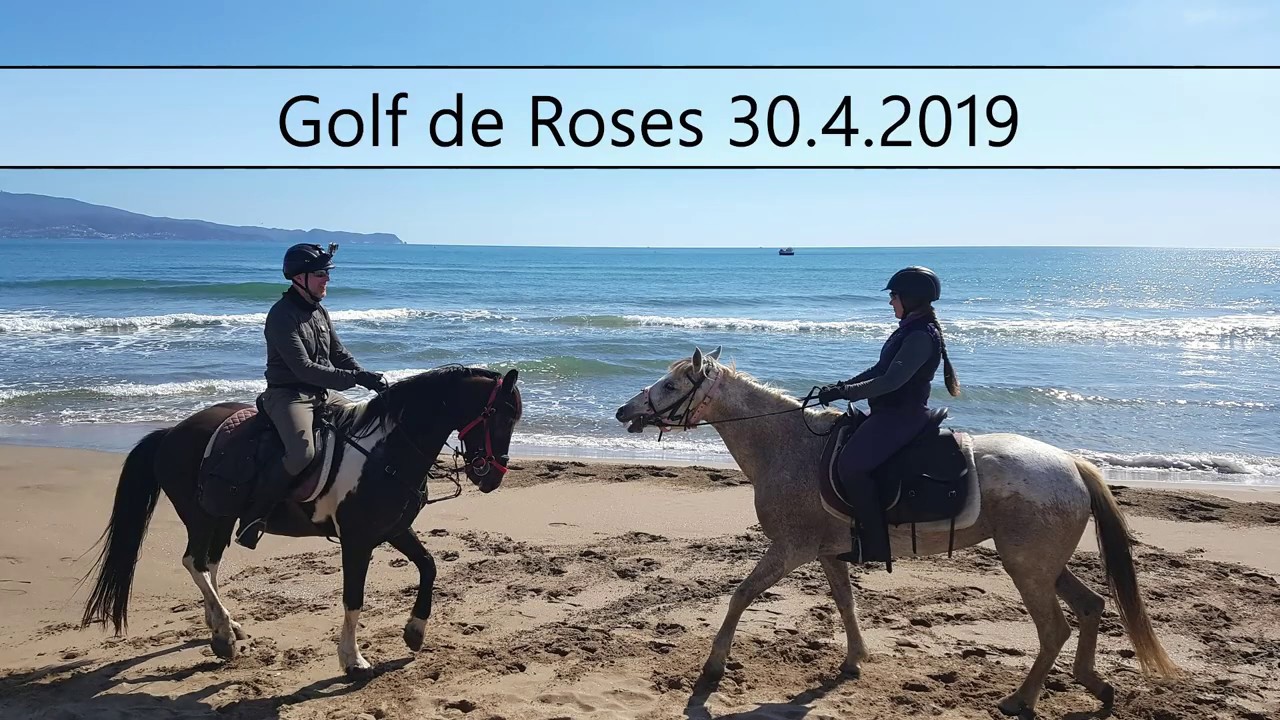Gulf of Roses, horseback riding on the beach