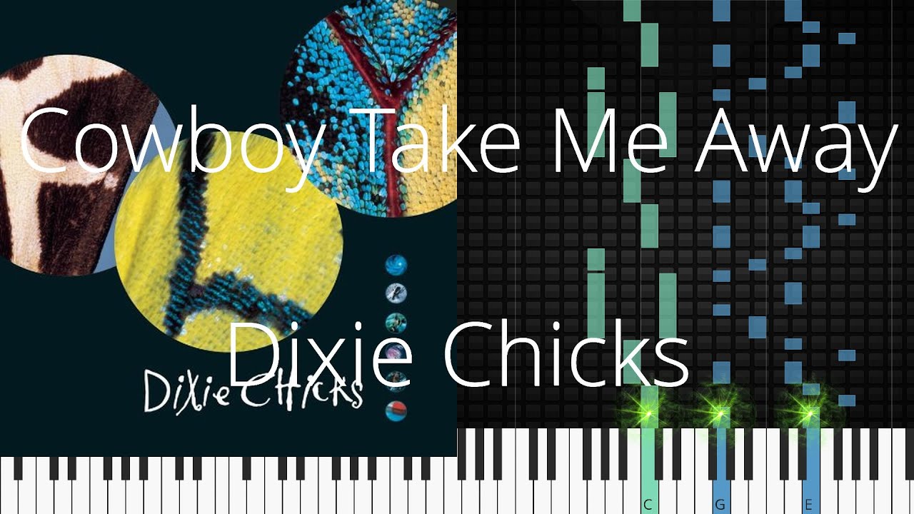 🎹 Cowboy Take Me Away, Dixie Chicks, Synthesia Piano Tutorial