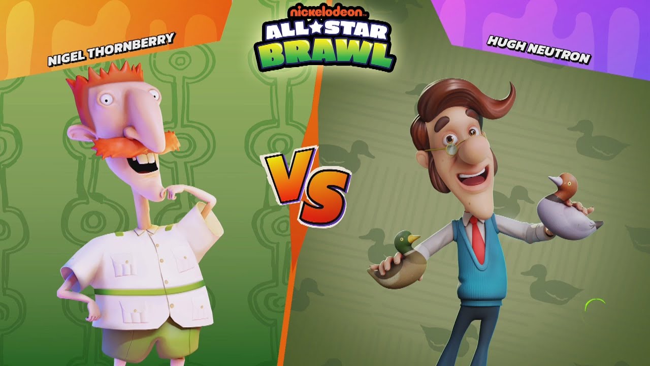 Nickelodeon All-Star Brawl | Nigel Thornberry VS Hugh Neutron