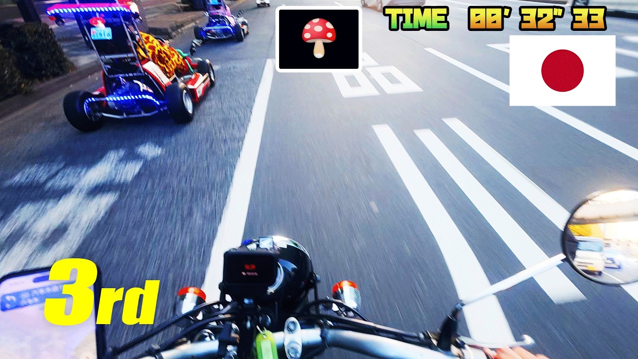 Real Life Mario Kart? 🏎️ Tokyo Ride POV - Honda Ape 50 [4K ASMR]#automobile #roadtrip  #mariokart