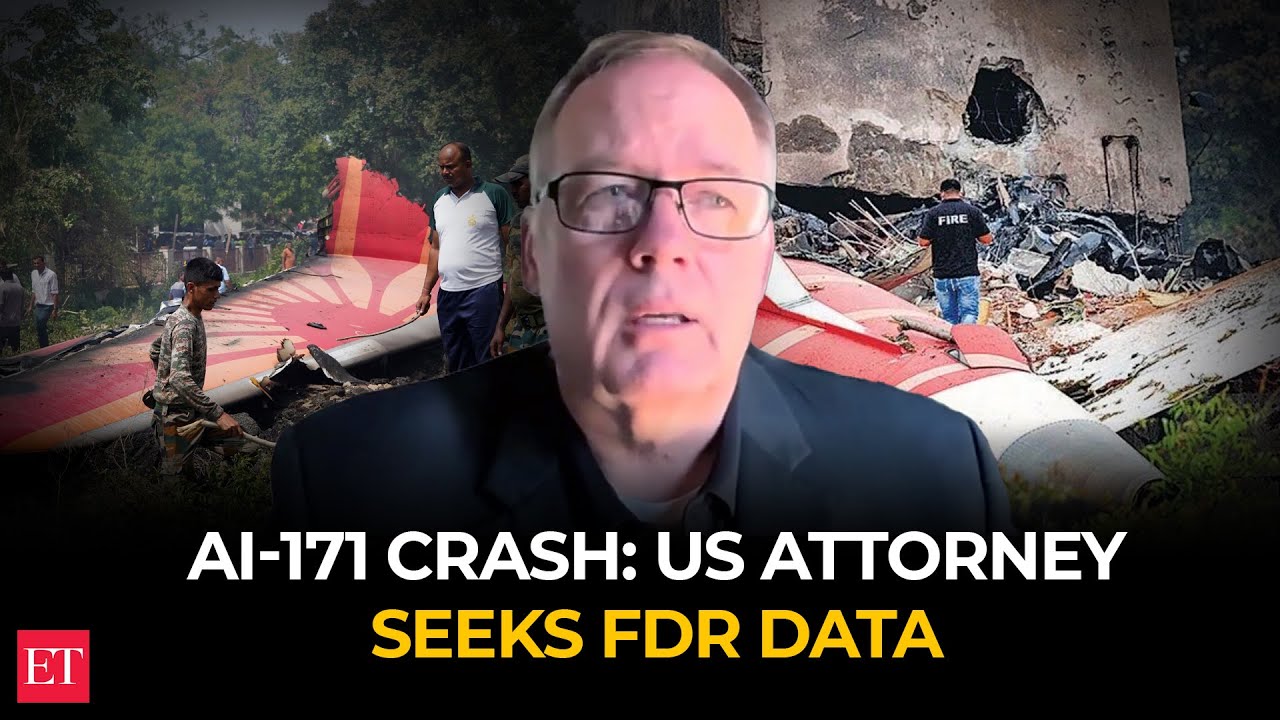 AI-171 Crash: US Attorney demands FDR data, claims possible water leak lead to short circuit