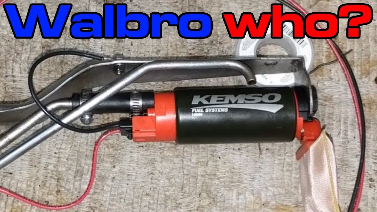 Kemso 340LPH Fuel Pump - Wired and Ready to Squirt