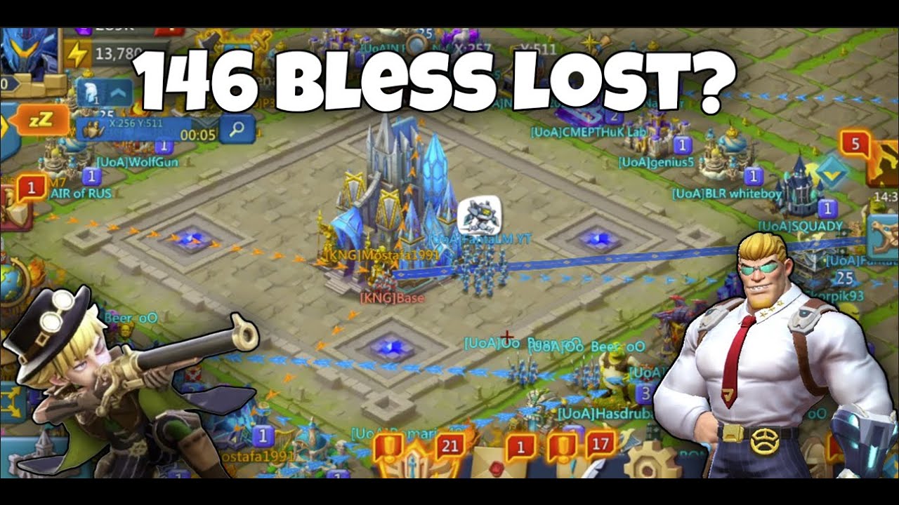 Преодоление лидерства 146 BLESSED в &laquo;Войне чудес&raquo; | Lords Mobile