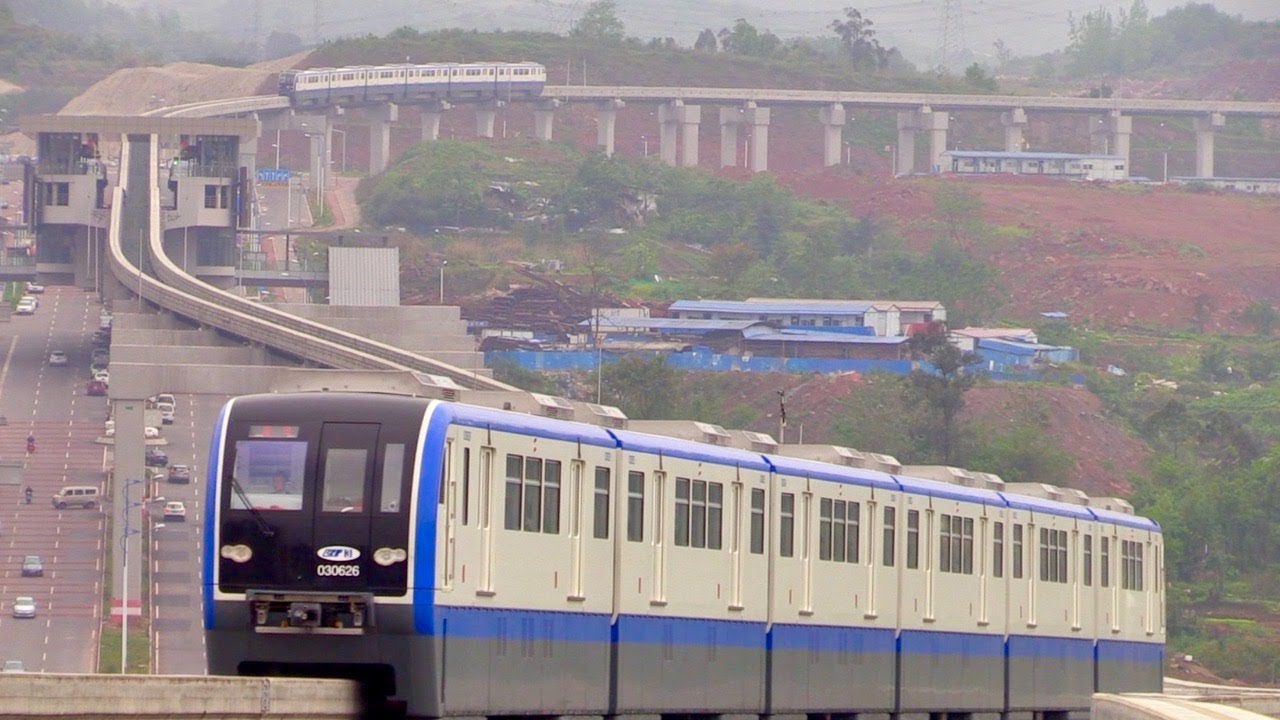Chongqing Monorail Metro Line 3 Extension  重庆轨道3号线（单轨）是目前世界最长的单轨线路。