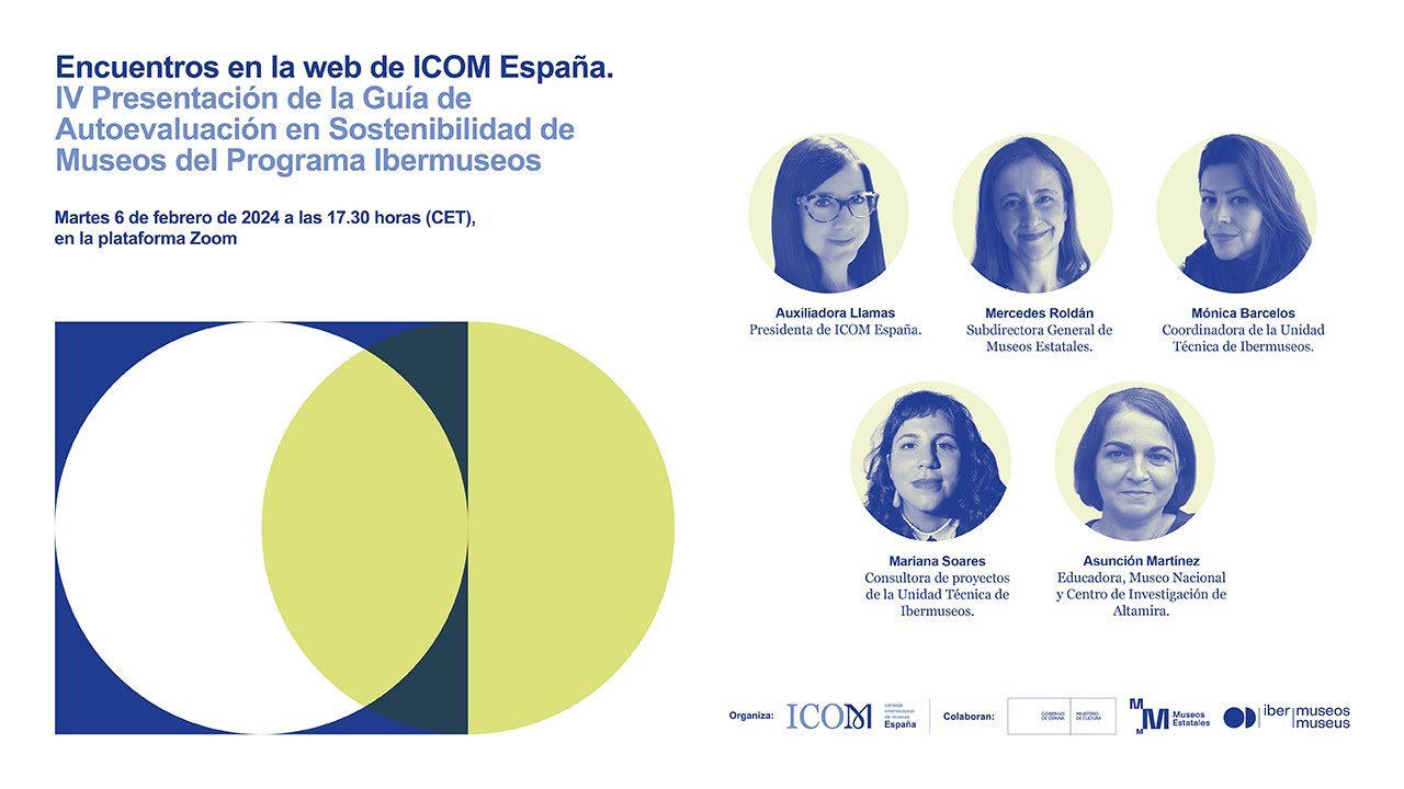 Encuentros en la web de ICOM España. IV (Martes 6 de febrero de 2024)