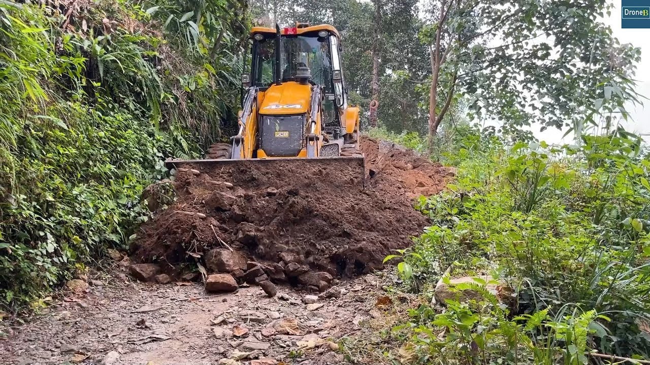 Complete Mountain Road Transformation in the Jungle