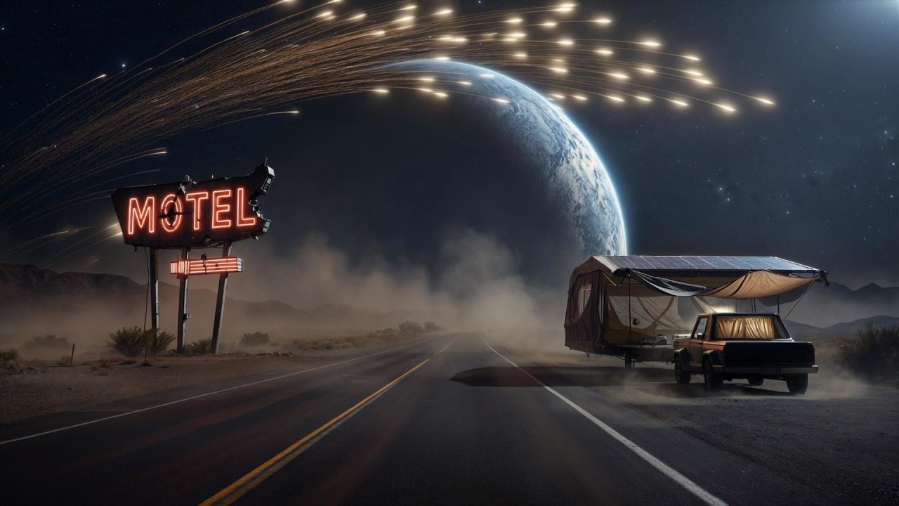 Midnight on the Cosmic Prairie • Space Western Ambient Relaxation