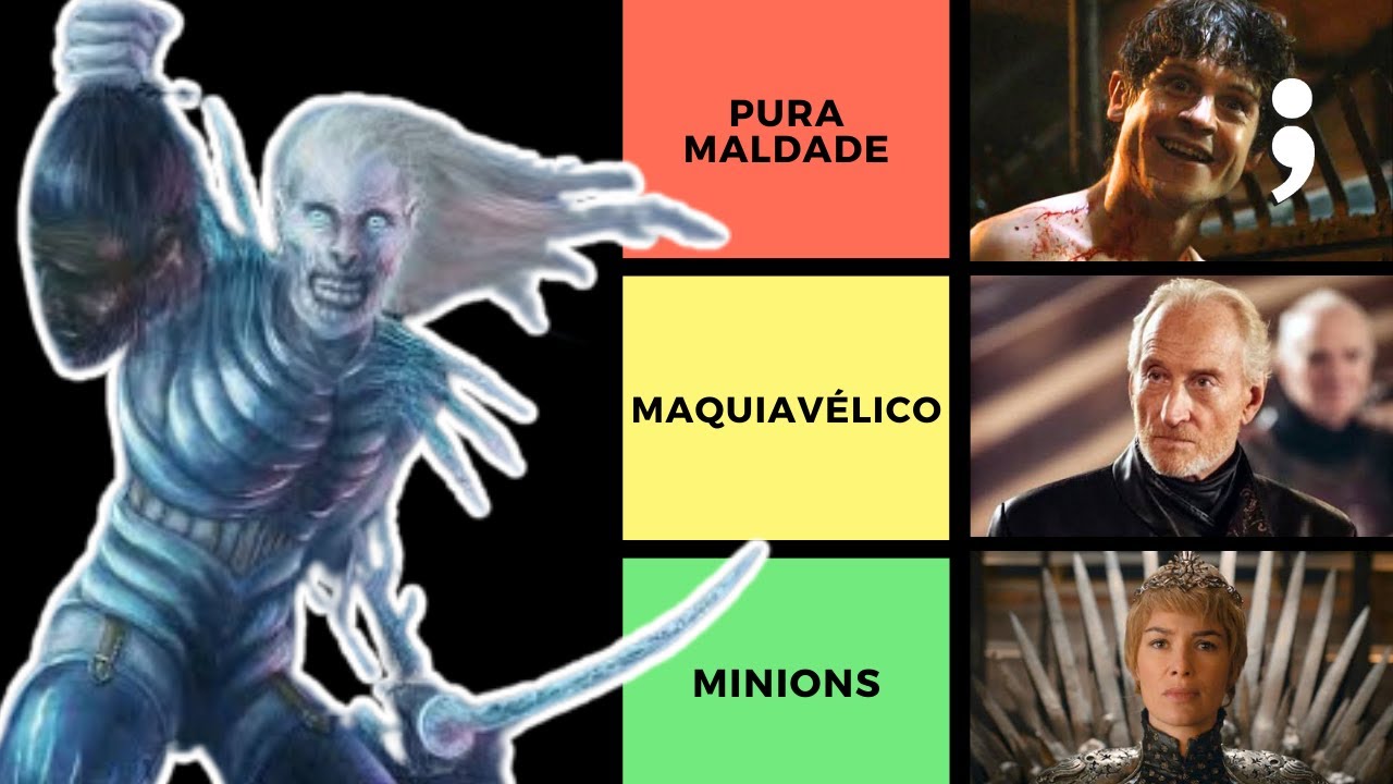 RANKEANDO TODOS OS VILÕES DE GAME OF THRONES