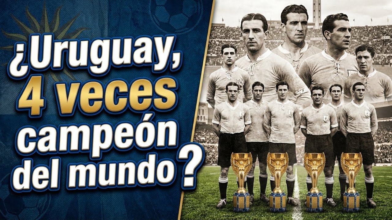 ¿Uruguay Campeón del Mundo en 4 oportunidades? Hoy lo descubrimos
