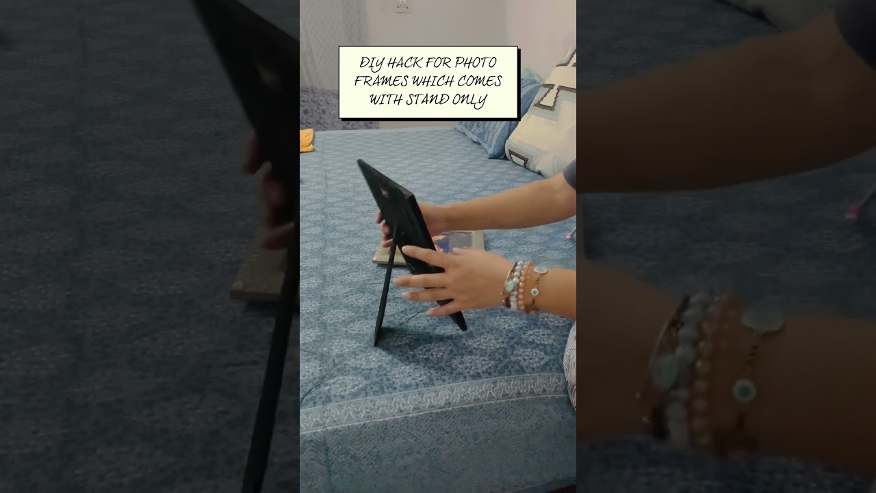 DIY HACK FOR PHOTO FRAMES WHICH COMES WITH ONLY STAND