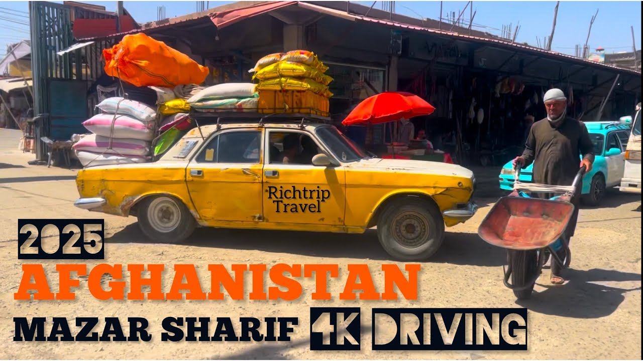 2025 🛺 Mad Max style car ride in Afghanistan / mazarı sharif