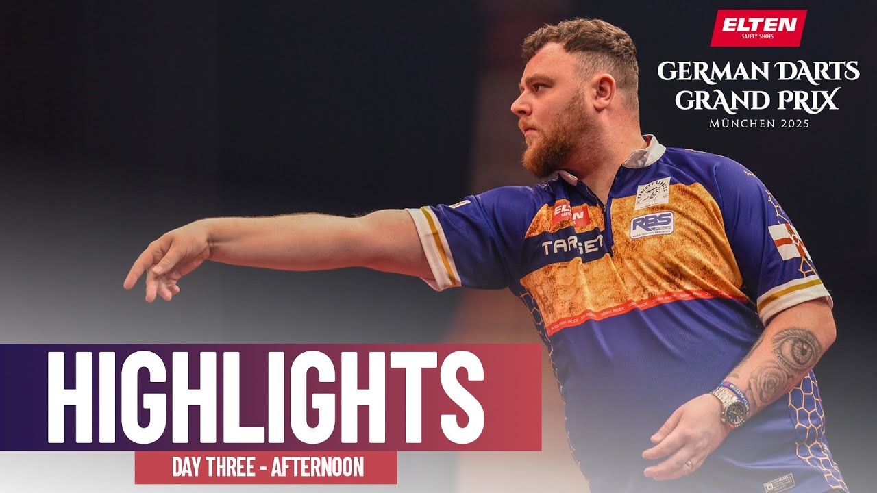 PERFECTION IN MUNICH! 9️⃣ | Day Three Afternoon Highlights | 2025 German Darts Grand Prix