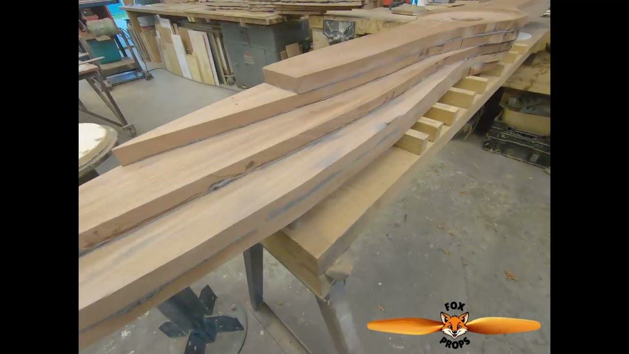 A Raw Tiger Moth Propeller Ready For Carving - Fox Props NZ