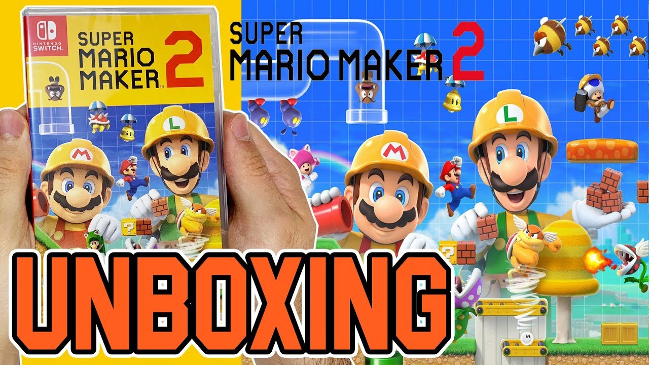Super Mario Maker 2 (Nintendo Switch) Unboxing!!