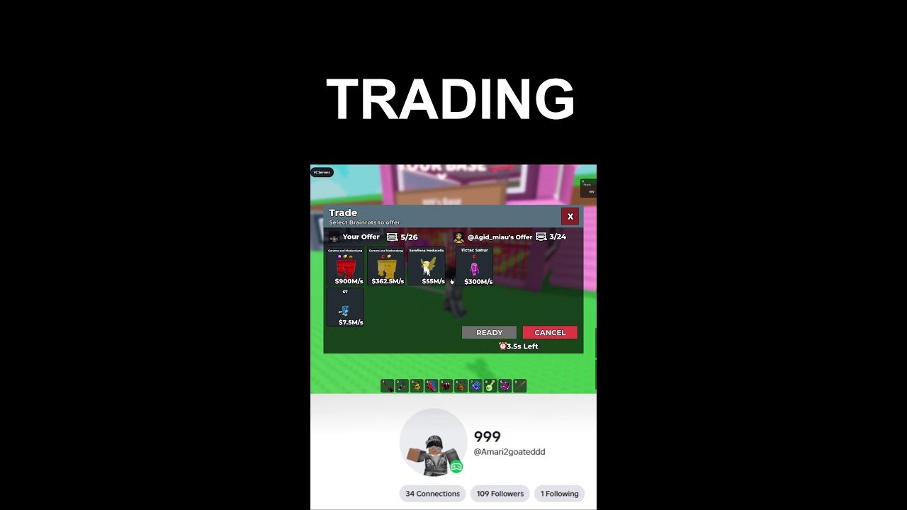 🔴LIVE! STEAL A BRAINROT TRADING ROBLOX