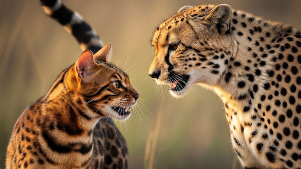 The Cat That Looks Like A Leopard!