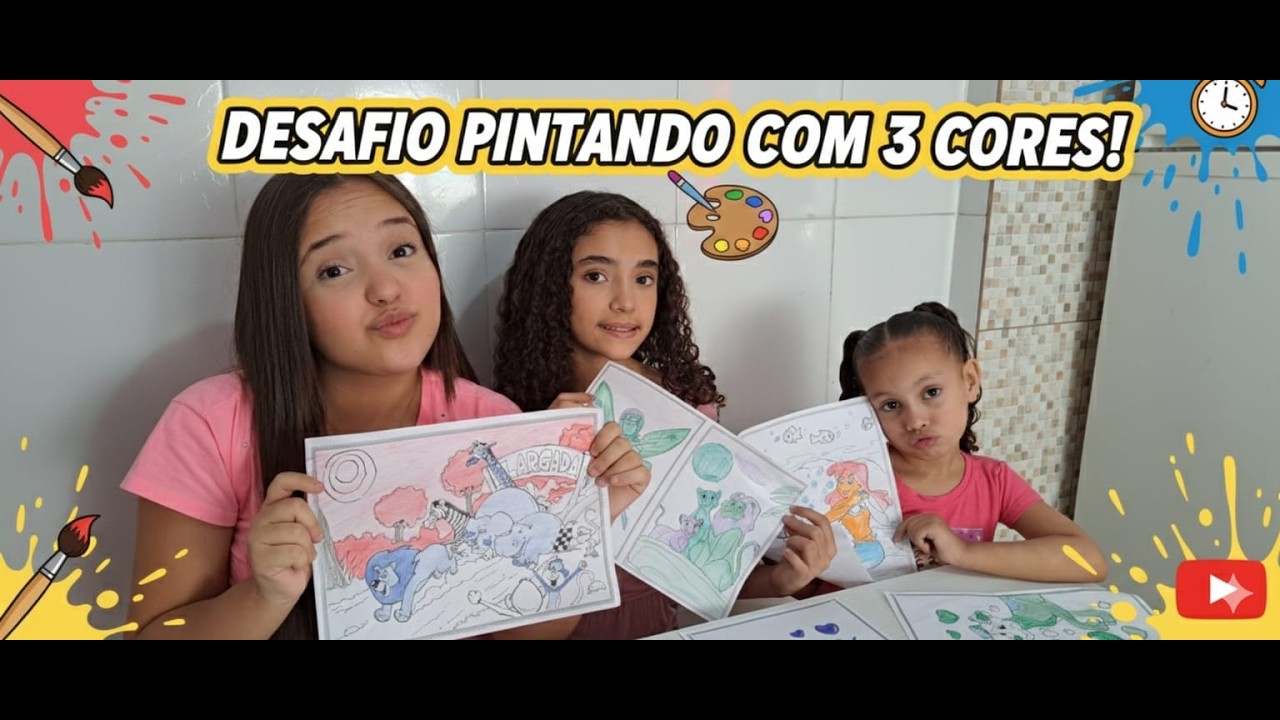 DESAFIO DAS 3 CORES! Prepare-se para o Desafio! Quem sera que vai VENCER?